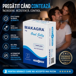 Set 7 Plicuri Stimulent Makagra Oral Jelly pentru Erecție