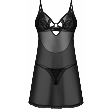 Chemise Obsessive Alliane Negru S-M