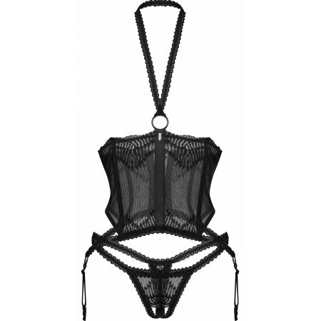 Set Obsessive Alliane Negru S-M