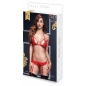 Set Decupat Baci Lacy Roșu S-L