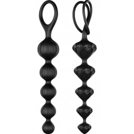 Set Bile Anale Satisfyer Beads Negru pe xBazar