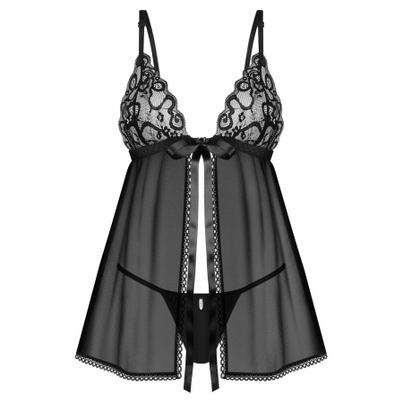 Babydoll Obsessive Blomentis Negru XL-2XL
