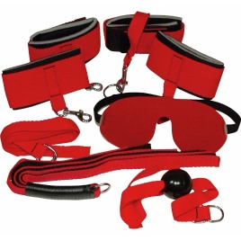 Set Bondage Bad Kitty Rosu pe xBazar