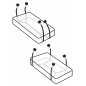 Set Cătușe Fetish Wraparound Mattress Negru