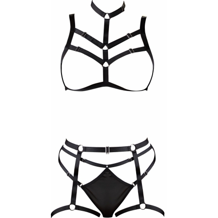 Set Cottelli Collection Irene Negru S-L