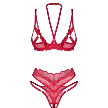Set Obsessive Cupide Desir Roșu L-XL