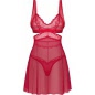 Babydoll Obsessive Cupide Desir Roșu S-M