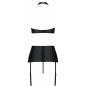Set Din Piele Passion Nancy Negru L-XL