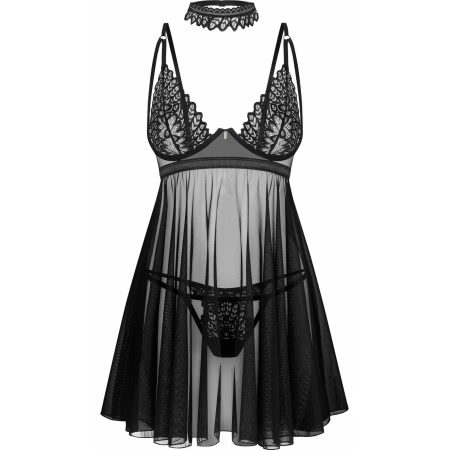 Babydoll Obsessive Donarella Negru XS-S