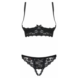 Set Fără Cupe Obsessive Letica Negru pe xBazar