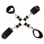 Set Cătușe Heavy Duty pentru Mâini și Glezne Negru