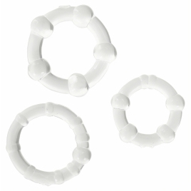 Set Inele Penis Transparent Silicon 3 Dimensiuni pe xBazar