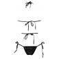 Set Le Desir Festive Rhinestone Negru S-L