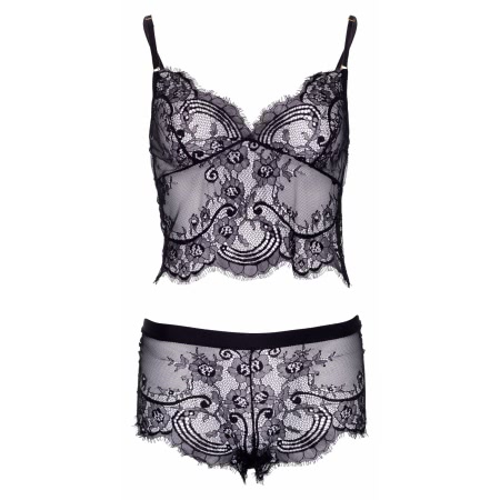 Set Leg Avenue Eyelash Lace Negru S