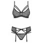Set Lenjerie Intima Obsessive 818-SEG Negru L-XL