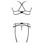Set Magic Silk Beatrice Negru L-XL