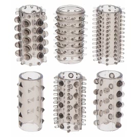 Penis Sleeve Negru Silicon Reutilizabil pe xBazar