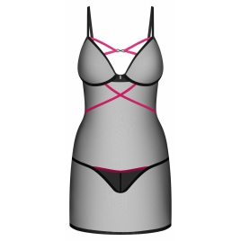 Chemise Obsessive Novenes Negru XS-S