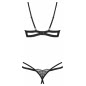 Set Obsessive Nutris Decupat Negru M-L