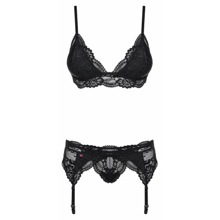 Set Obsessive 810-SEG Negru L-XL