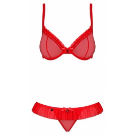Set Obsessive 827-SET Rosu pe xBazar