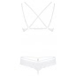 Set Obsessive 860-SET Alb L-XL