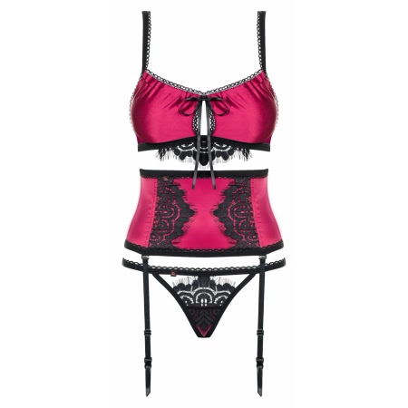 Set Obsessive 861-SEG Fuchsia S-M