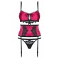 Set Obsessive 861-SEG Fuchsia S-M