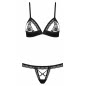 Set Obsessive 865-SET Negru L-XL