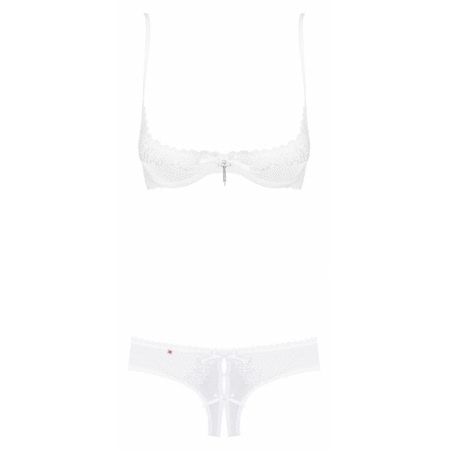 Set Obsessive Alabastra Alb S-M