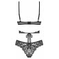 Set Obsessive Blomentis 2 Piese Negru M-L