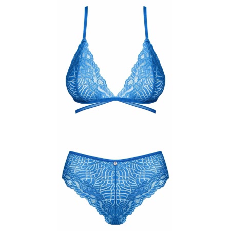 Set Obsessive Bluellia Albastru L-XL