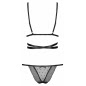 Set Obsessive Bowessa Negru L-XL