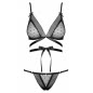 Set Obsessive Bowessa Negru L-XL