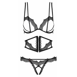 Set Obsessive Bravele Negru pe xBazar