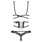 Set Obsessive Bravele Negru S-M