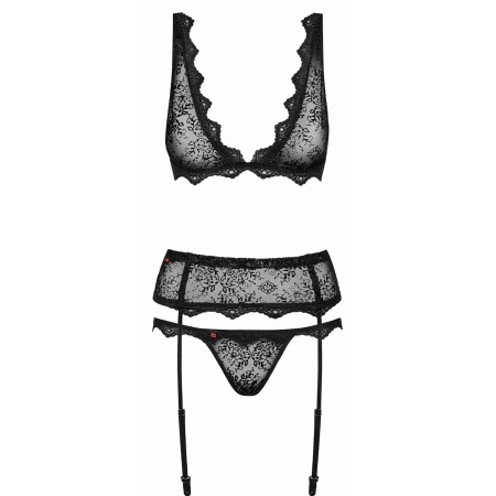 Set Obsessive Emperita Negru S-M