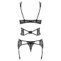 Set Obsessive Frivolla Negru S-M