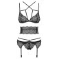 Set Obsessive Frivolla Negru S-M