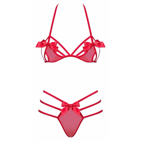 Set Obsessive Giftella Roșu L-XL