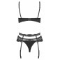 Set Obsessive Heartina Negru S-M