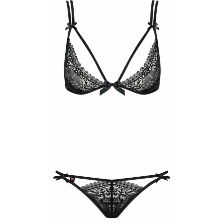 Set Obsessive Intensa Negru L-XL