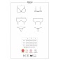 Set Obsessive Jolierose Roșu L-XL
