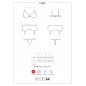 Set Obsessive Lolitte Negru S-M