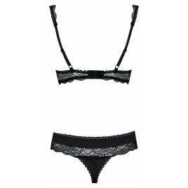 Set Obsessive Miamor Negru L-XL