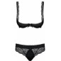 Set Obsessive Miamor Negru L-XL
