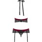 Set Obsessive Rossita Negru S-M