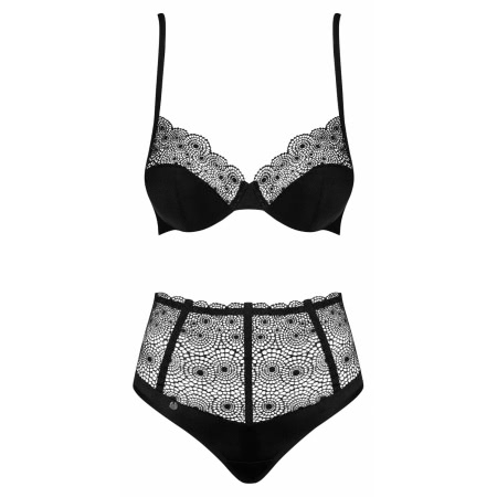 Set Obsessive Sarlotte Negru 2XL