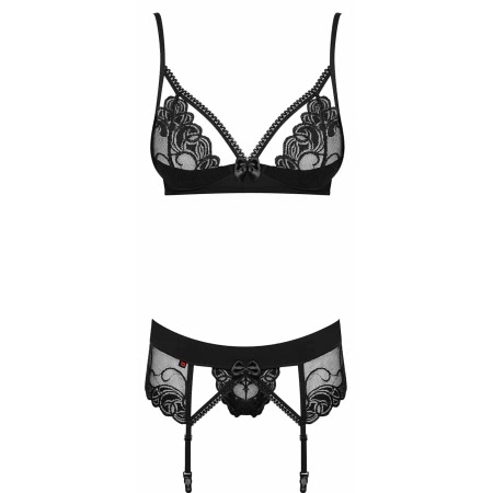 Set Obsessive Wonderia Negru S-M