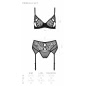 Set Passion Eco Primulă Negru S-M